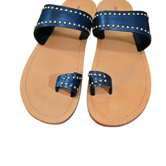 FreePeople Amelie Studded Sandals - Black and Tan Neverworn - Picture 4 of 7